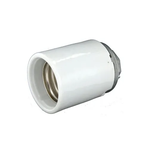 Leviton 8680 Incandescent Lampholder with Porcelain Mogul Base, White