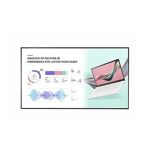 LG Pro 86UH5J-H High Haze LCD UHD Signage with webOS, IP5X Rating