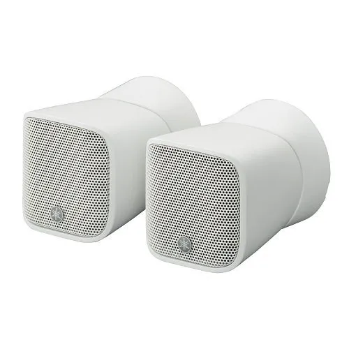 Yamaha VSP-SP2-W 2" 2" Micro Speaker Speech Privacy System with Adjustable Sound Elements, Pair, White