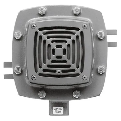 Edwards Signaling 870EX Series Vibrating Horn, bracket mount, explosionproof, NEMA 4X rated, 3.8 VA per lamp,