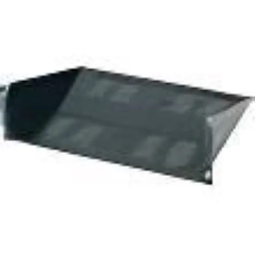 Winsted 88091 3-1/2" Rack Mount Shelf, Black, 18" Depth