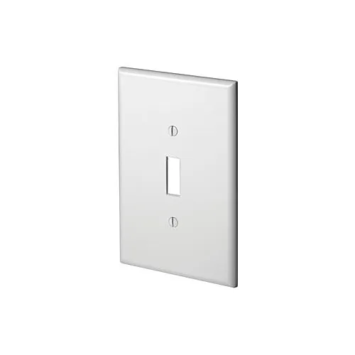 Leviton 88101 Oversized White Wall Plate for Single Toggle Switch