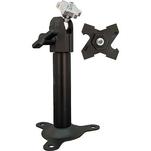 PanaVise 883-06 6" Dual Option Mount for Surveillance Camera, Black