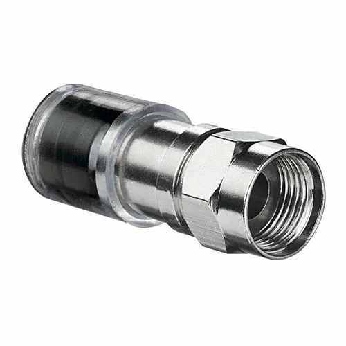 IDEAL 89-045 OmniConn RG-6 Quad Compression Connector, 50-Pack