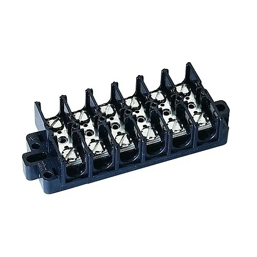 IDEAL 89-512 Wire Block, Base Mount Double Row Terminal Block