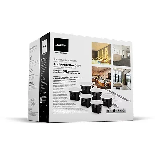 Bose Professional 892254-1210 AudioPack Pro C6W, 120V, White