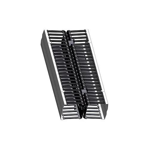 Leviton 8980L-VFR 80" Vertical Length, 8" 8" Channel with Standard Hinged Black Cover