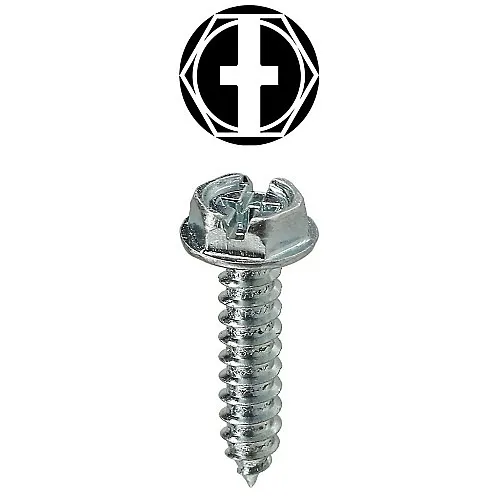Dottie 8HX #8 Sheet Metal Screw Kit, Hex Head/Slotted