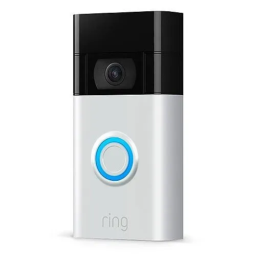 Ring Battery Doorbell, Satin Nickel (8VR1SZ-SFC0)