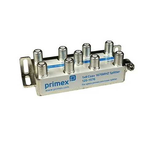 Primex 125-1576 8-Way Coax Signal Splitter