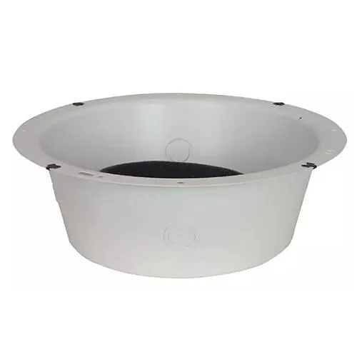 Lowell 8XD4 Recessed Steel Enclosure for 8" Speaker Driver, White