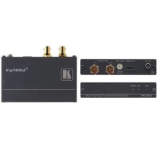 Kramer 90-70813090 FC-331 3G HD-SDI to HDMI Format Converter, Level A, HDTV Compatible