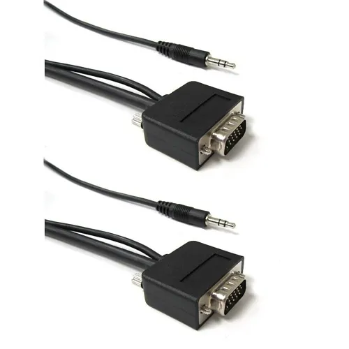 Weltron 90-920ADLP-25 Low Profile SVGA Male to SVGA Male with Audio