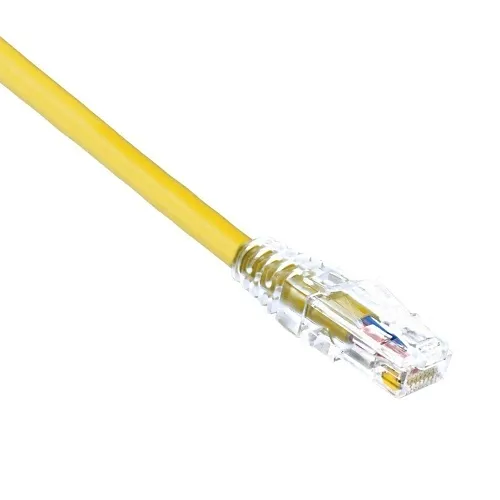 Weltron 90-C5ECB-YL-050 50' Booted Cat5e Ethernet Patch Cable, 50', Yellow