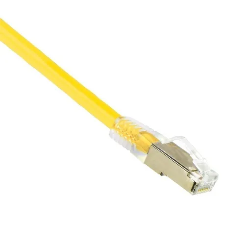 Weltron 90-C6ABS-YL-015 15' CAT6A Shielded Patch Cable