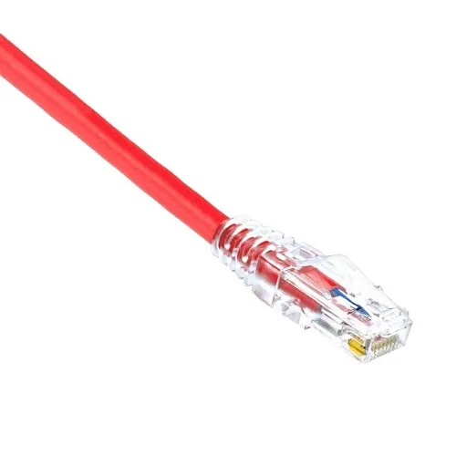 Weltron 90-C6CB-RD-001 1' CAT6E 24AWG U/UTP Patch, Red