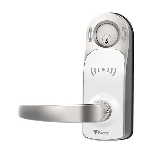 Paxton 900-640WT-US Paxton10 Paxtlock Pro Wireless Access Control, Mortise, Galaxy Door Handle, White