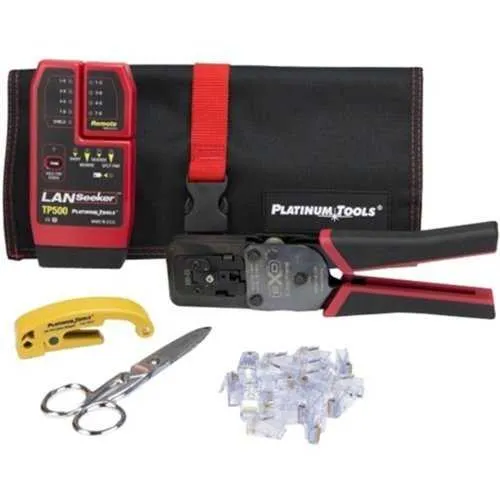 Platinum Tools 90148 EXO EZEX-RJ45 Termination and Test Kit