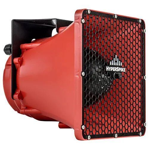 System Sensor 90215A-801-05-L HyperSpike TCPA-10 Long Range Speaker, UL 1480 C1D2, ohm, Distributed Audio (25/70/200V), Red