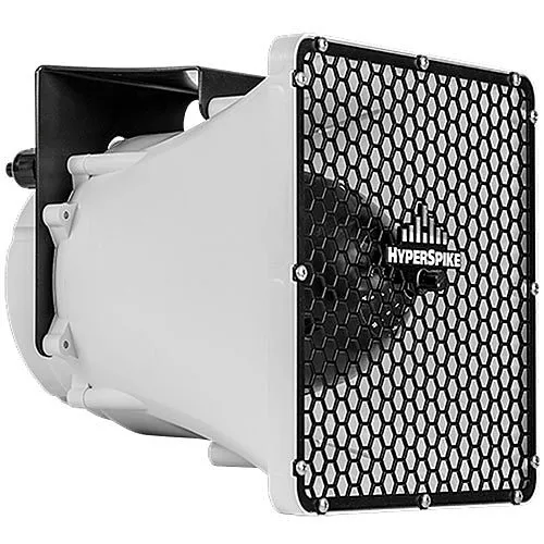 System Sensor 90215A-801-06-L HyperSpike TCPA-10 Long Range Speaker, UL 1480 C1D2, ohm, Distributed Audio (25/70/200V), White