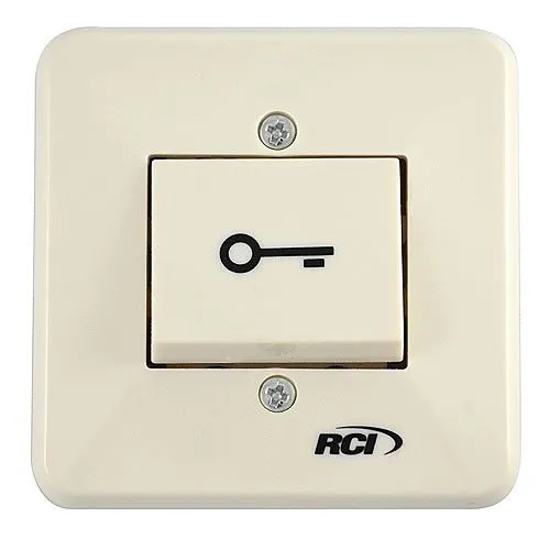 RCI 909S-MOW Rocker Switch, Surface Mounted, Momentary and Maintained SPDT Field Selectable, 10A at 250VAC, Beige