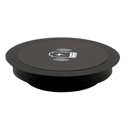 Kramer KWC–1(B) Wireless Charging Spot, Enclosure, Black Sand Blasted Anodized Aluminum Top