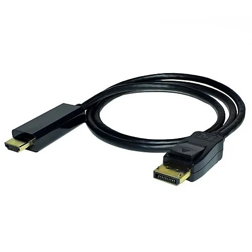 Weltron 91-729-10 Display Port to HDMI Cable, Diplay-Port to HDMI Cable M/M 10'