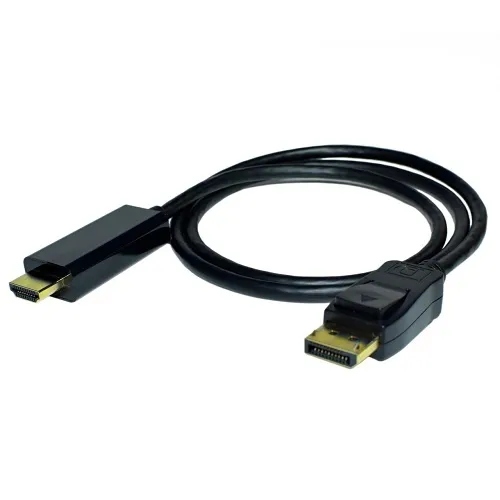 Weltron 91-729-15 DisplayPort to HDMI Cable, Male to Male