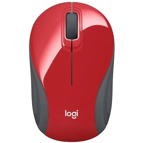Logitech 910-002727 M187 Ultra Portable Mouse, Red