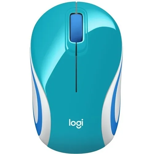 Logitech 910-005363 M187 Ultra Portable Wireless Mouse, Bright Tea