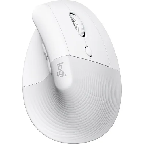 Logitech 910-006471 Lift for Mac Bluetooth Ergonomic Mouse with (4) Customizable Buttons, Off-White
