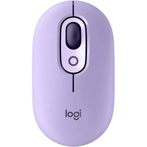 Logitech 910-006624 Pop Mouse Wireless Mouse with Customizable Emoji, Cosmos