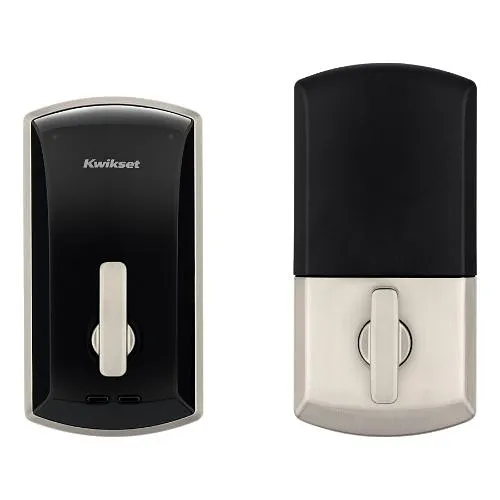 Kwikset 910000-001 UNITE 1000 15 FD 4L STRKP KS Unit Entry Deadbolt, Satin Nickel