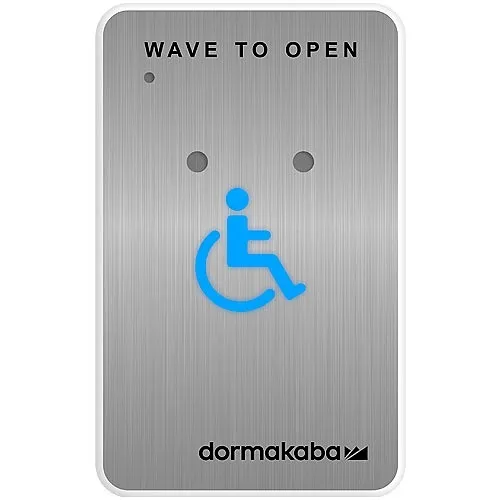 RCI 910TC Touchless Wave to Open Switch with Handicap Symbol, Stainless Steel