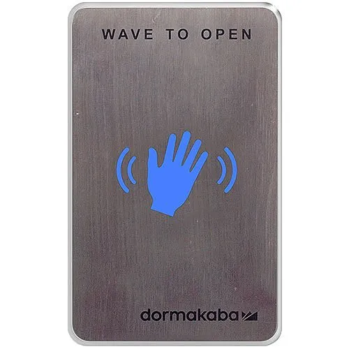 RCI 910TC Touchless Wave to Open Switch with Waving Hand, Stainless Steel