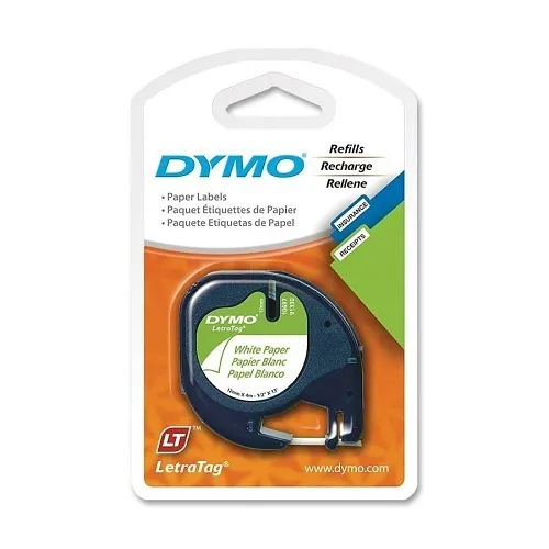 DYMO 91330 Label Maker, LT BLK/WHT PAP Tape, NA/LA/ANZ FSC