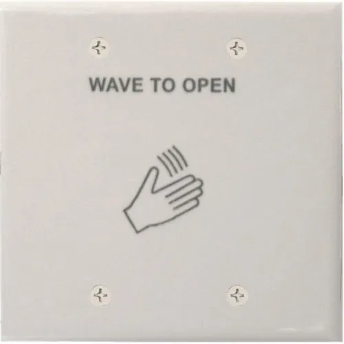 RCI 913 Microwave Motion Switch with Single and Double Gang Plate, Black