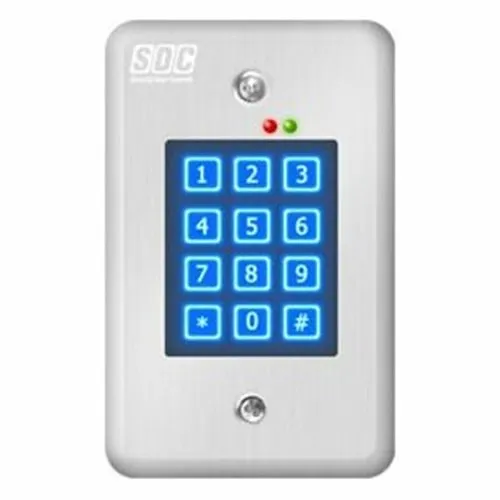 SDC 918U EntryCheck 918 Series Indoor Standalone Digital Keypad, Dull Stainless
