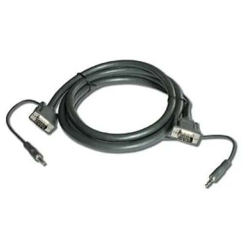 Kramer C-GMA/GMA-35 15-Pin HD Male to 15-Pin HD Male and 3.5mm Stereo Audio Cable, 35' (10.7m)