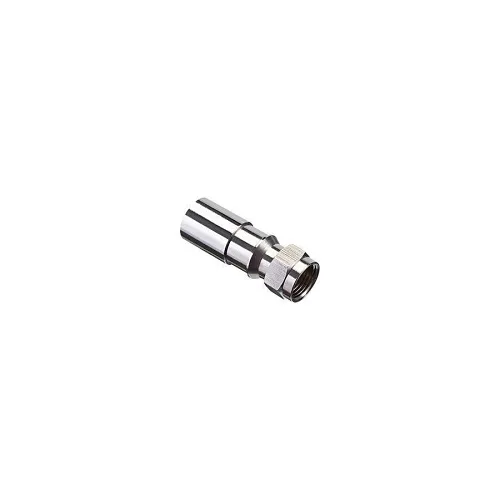 IDEAL 92-650 Compression Connector, RTQ, F-Type, Nickel Plated