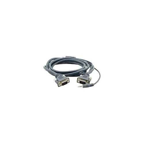 Kramer C-MGMA/MGMA-3 15-Pin HD and 3.5mm Stereo Audio Micro Cable, 3'