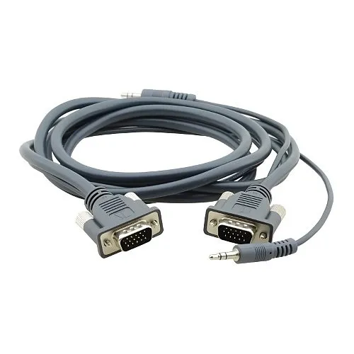 Kramer 92-7301025 25' 3.5mm Micro VGA, Auxiliary, Coaxial Cable