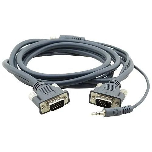Kramer C-MGMA/MGMA-35 15-Pin HD and 3.5mm Stereo Audio Micro Cable, 35'