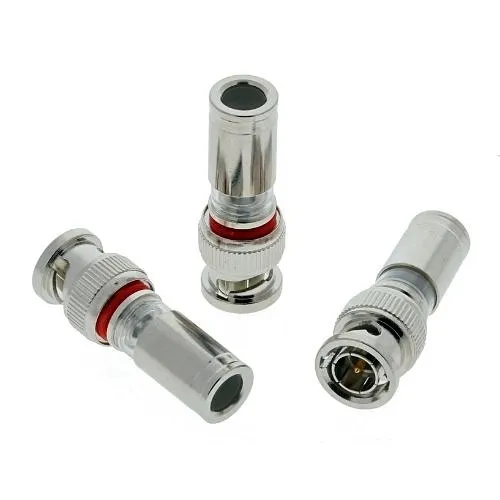 IDEAL 92-810P BNC RG59 Insite CCTV Broadband Compression Connector, 25-Pack