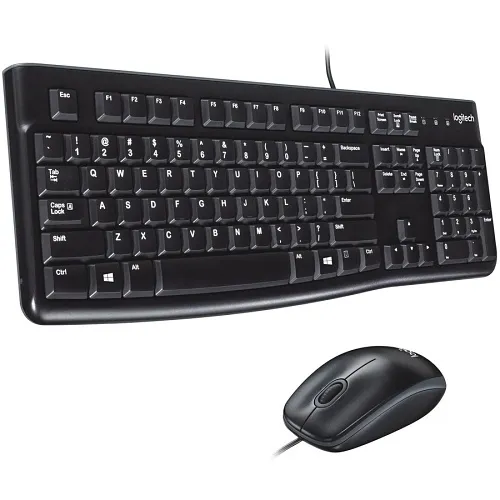 Logitech 920-002565 MK120 Corded Keyboard and Mouse Combo
