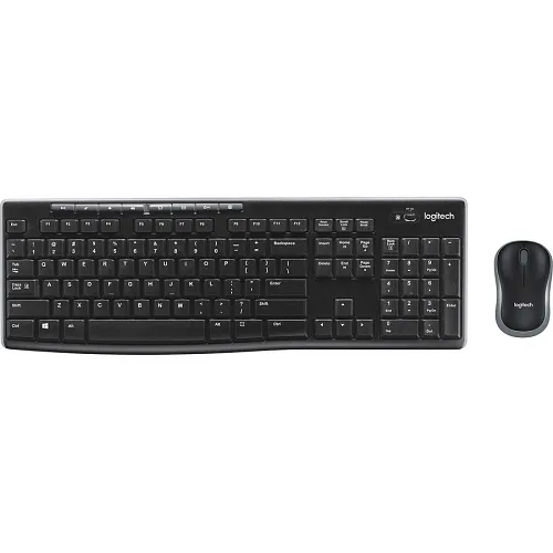 Logitech 920-004536 Computer Keyboard and Mouse Kit, Wireless Combo MK270