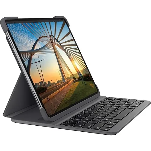 Logitech 920-009682 Slim Folio Pro Backlit keyboard case with Bluetooth for iPad Pro 11"