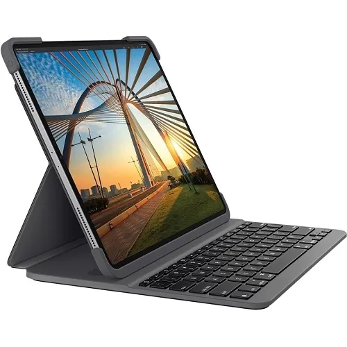 Logitech 920-009703 Slim Folio Pro Backlit keyboard case with Bluetooth for iPad Pro 12.9"