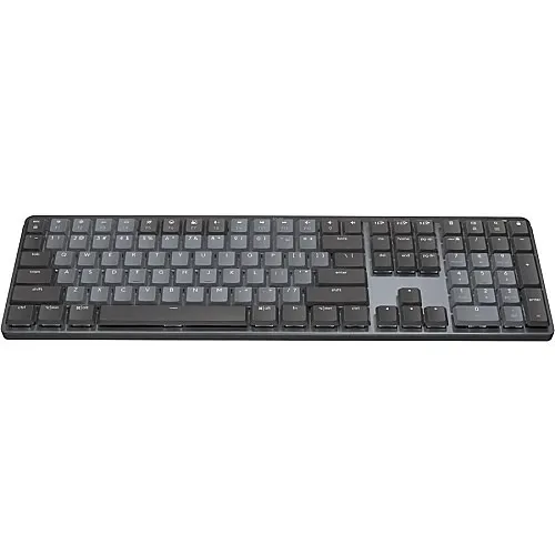 Logitech 920-010548 The Master Series Wireless Illuminated Performance Keyboard, Graphite English Linear