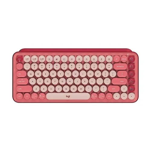 Logitech 920-010709 POP Keys Heartbreaker Rose Computer Keyboard